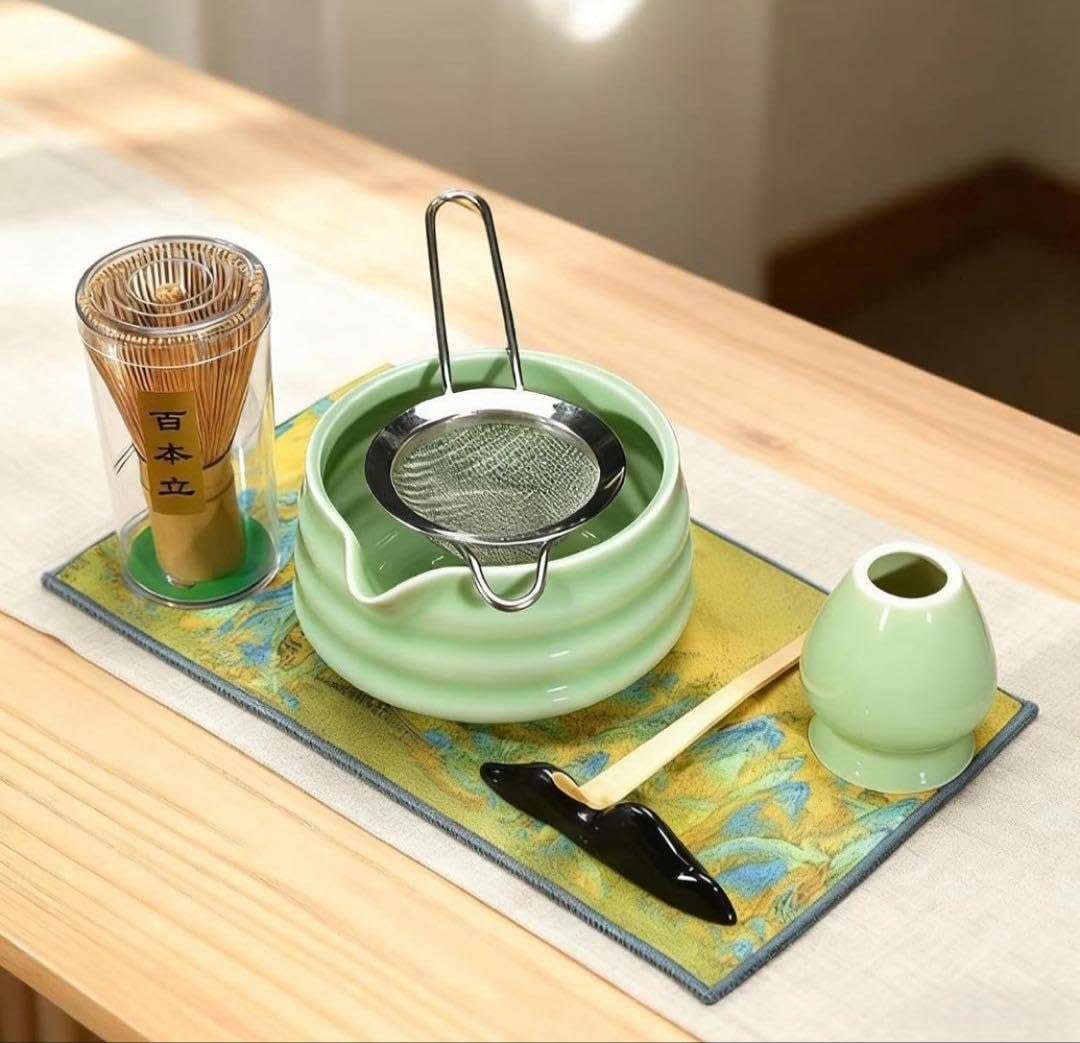Amazon.co.jp: 7点セット 高級抹茶セット 基本道具セット : ホーム